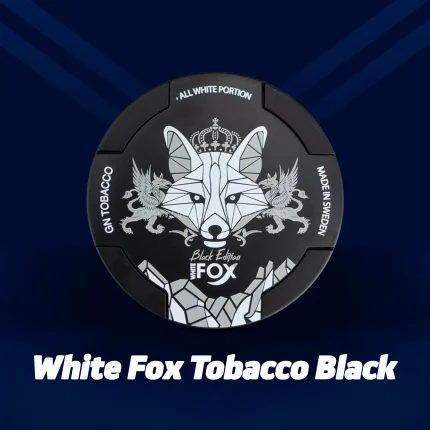 Buy White Fox Black Edition 30 mg Nicotine Pouches in UAE – Fast Delivery