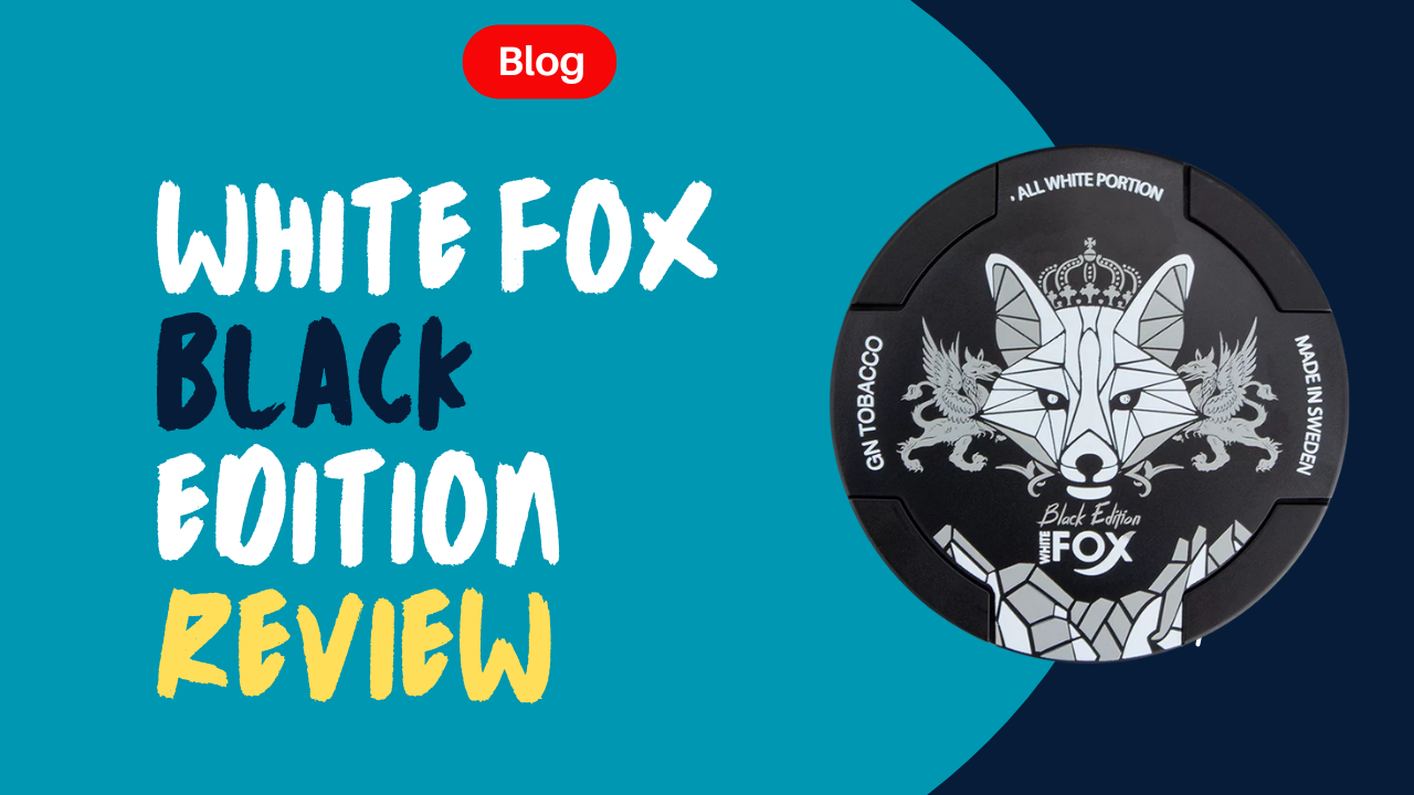 White Fox Black Edition Nicotine Pouch Flavor Review!