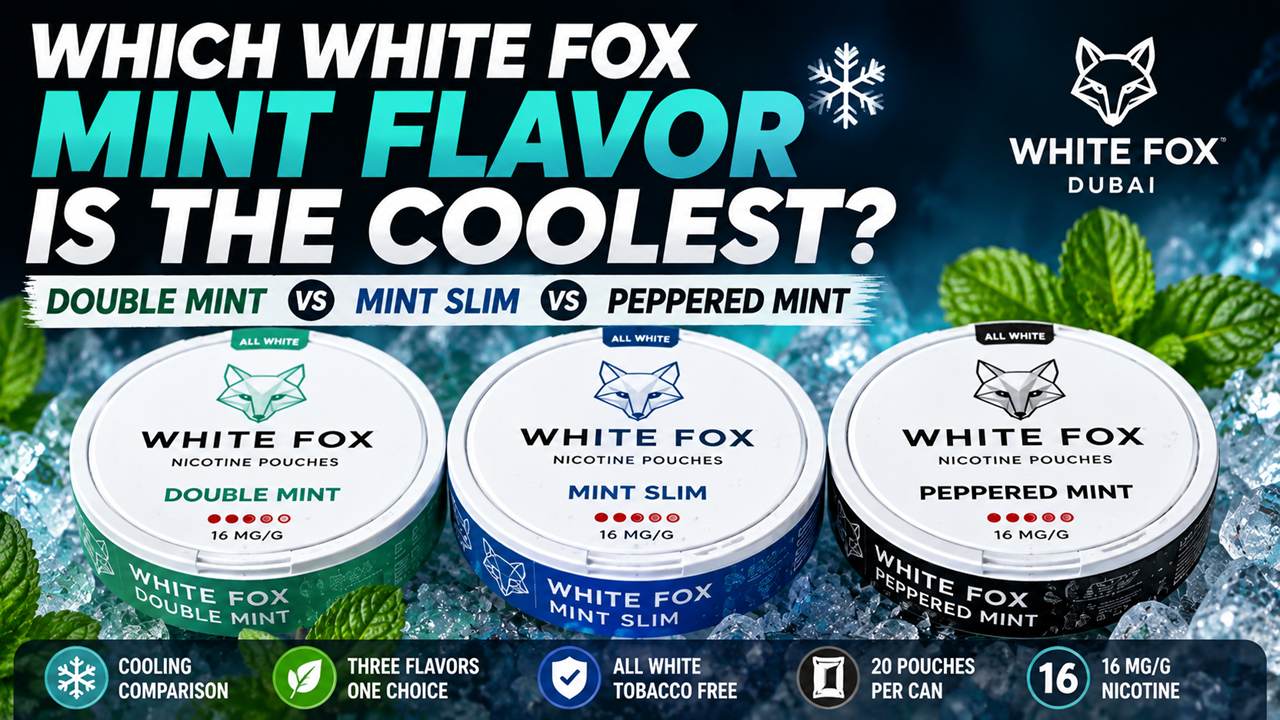 Which White Fox Mint Flavor Is the Coolest Double Mint vs Mint Slim vs Peppered Mint