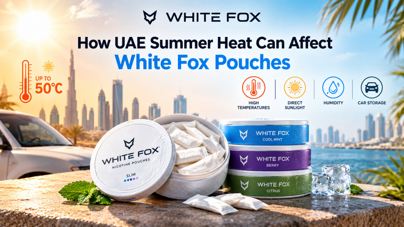 White Fox Pouches and UAE Heat: Storage Guide for Summer